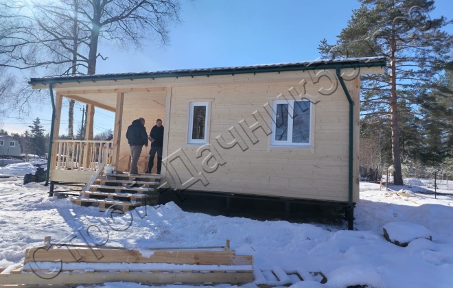 3 Каркасно-щитовой дом Д-23, 9х9м, 81 М², Ленинградская область, Приозёрский район, Громовское сельское поселение ( (4)